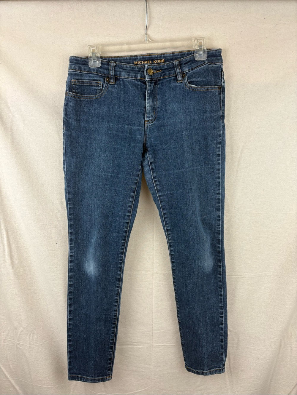 Michael Kors Women’s Classic Medium Blue Skinny Jeans size 6 timeless